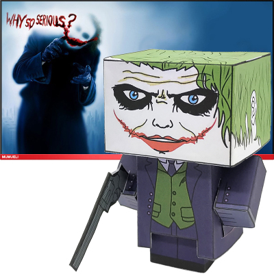 DC Comics Origami Paper Model The Joker