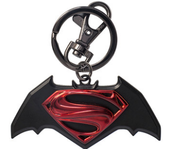 Batma n VS Superman Symbol Keychain