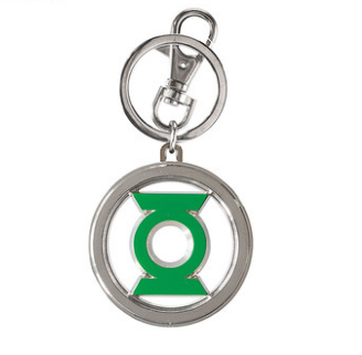 Green Lantern Ring Keychain