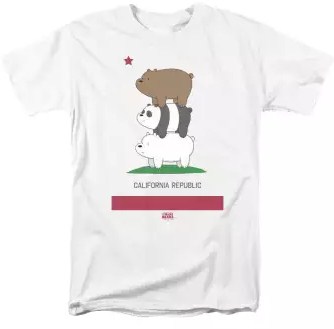 We Bare Bears Cali Stack T-Shirt