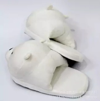 We Bare Bears Style - Winter Indoor Cartoon Plush Slippers