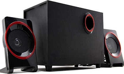  shiYsRL 3Pcs Sl 8018 Usb 2.1 Wired Subwoofer Stereo Music Player