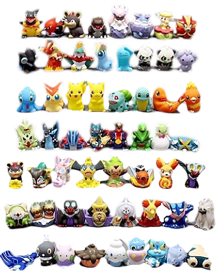 144 Random Pokemon Mini Figure