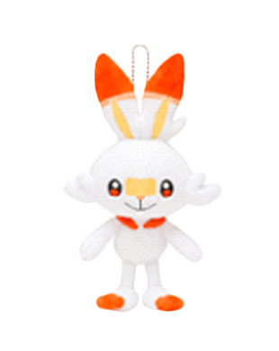 Scorbunny Mascot Keychain