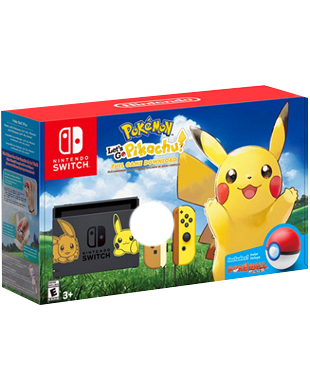 Nintendo Switch Let’s Go, Pikachu/Eevee Edition + Poké Ball Plus