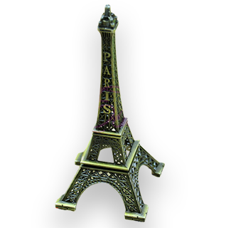Eiffel Tower 13cm Metal Decoration
