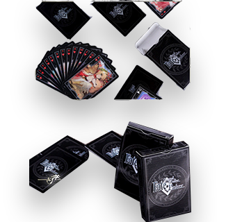 Fate Poker Playing Cards Silver