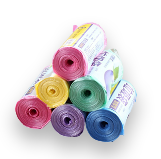 3 Rolls Random Color Disposable Plastic Bags