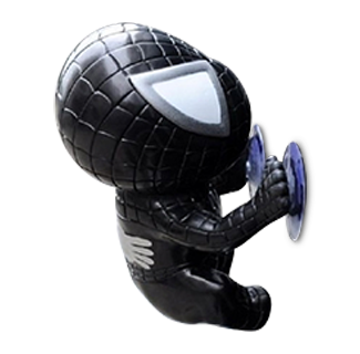 Spiderman Window Suction Decoration (Black)