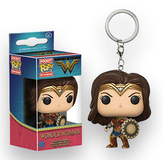 Funko Pop - Wonder Woman Mini Action Figure Keychain